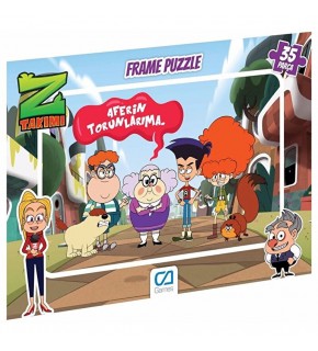 Ca Z Takımı Frame Puzzle 35 Ca.5163-5164