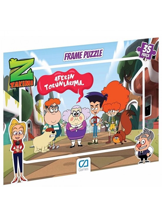 Ca Z Takımı Frame Puzzle 35 Ca.5163-5164