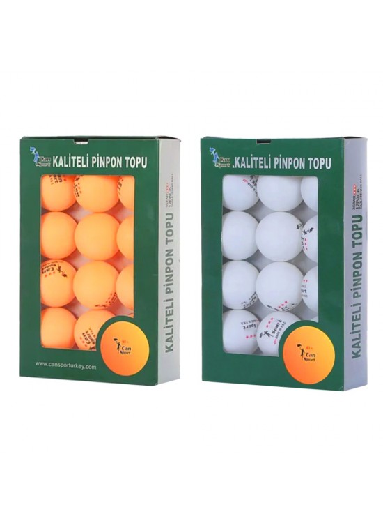 Can Sport Kaliteli Masa Tenisi Pinpon Topu 12 li