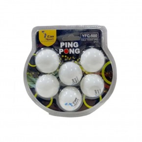Can Sport Pinpon Topu Kartela 6 Lı