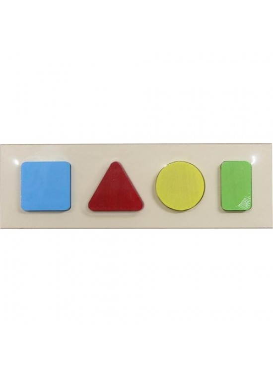 Can Toys Ahşap Eğitici Bultak Dörtlü 9x27cm  PR-77