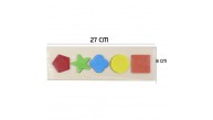 Can Toys Ahşap Eğitici Bultak Geo. 9x27cm  PR-146