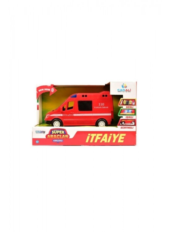 Canali Toys Işıklı Sesli Pilli İtfaiye Arabası