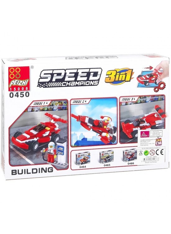 Canem Oyuncak Formula Aracı Blok Seti 144 Parça 6+ 0450