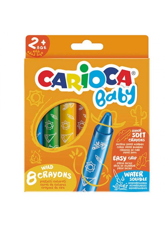 Carioca Pastel Boya Bebek 8 Li 2+Yaş 42892