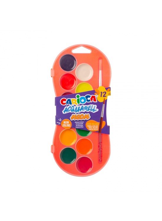 Carioca Sulu Boya 30Mm 12 Renk Neon