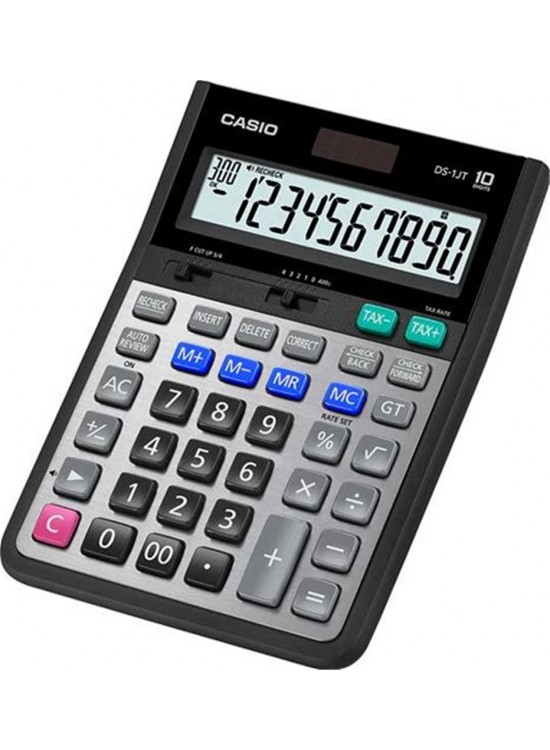 Casio DS-1JT Profesyonel İşlem Kontrollü 10 Hane Masa Üstü Hesap Makinesi