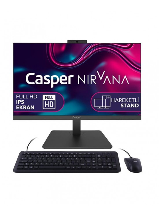 Casper Nirvana A70.5700-BE00X-V Ryzen 7 5700U 16GB 500GB 23.8" Full HD All in One PC