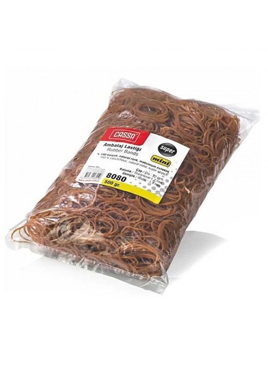 Cassa  Ambalaj Lastiği Mini % 100 Kauçuk 500 GR 8080