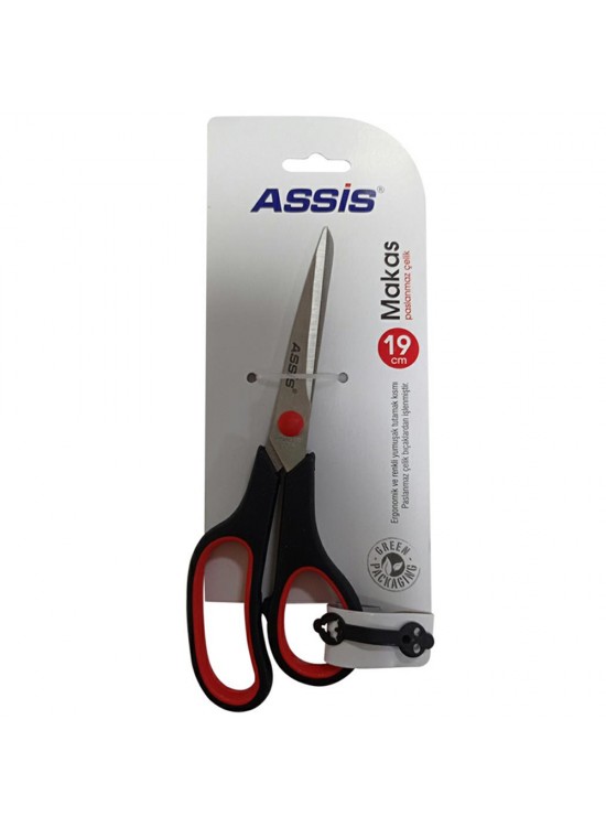 Cassa Makas Inoxy 19 CM (7,5 İnç) Siyah Kırmızı 5410