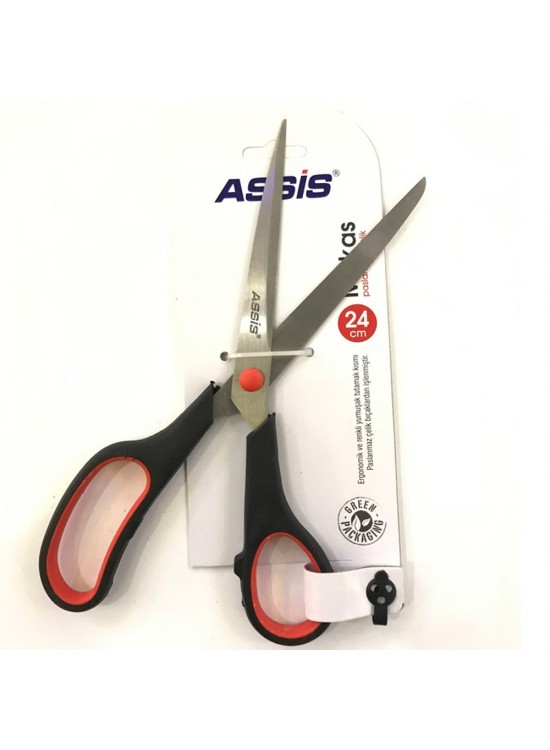 Cassa Makas Inoxy 24 CM (9,5 İnç) Siyah Kırmızı 5385