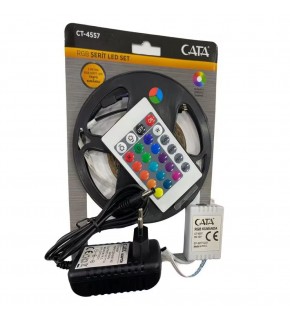 Rgb Şerit Led Seti 54 Çip Ct-4557