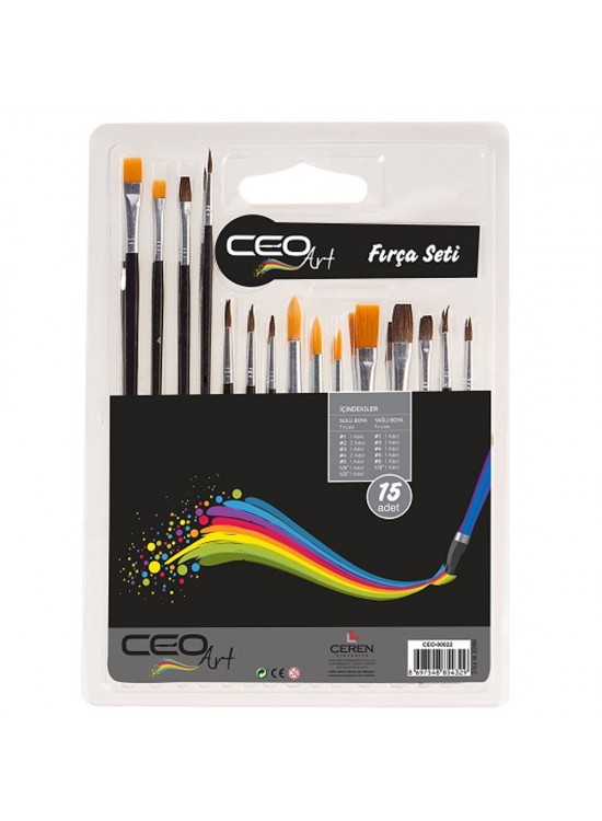 Ceo Art Fırça Seti 15 Li 1578 CEO00022