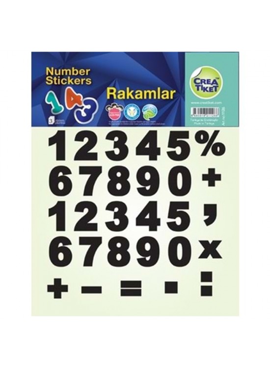 Ceraworld Rakamlar 15,7x20.5 Cm 1126