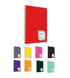 Çınar Colormaxi Spiralli Defter Plastik Kapak Çizgili 72 Yaprak A4 72/1 73001 (1 Adet)