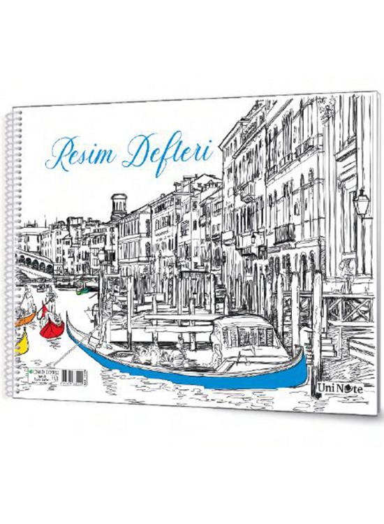 Çınar Resim Defteri Spiralli Karton Kapak 15 YP 33x48 33001