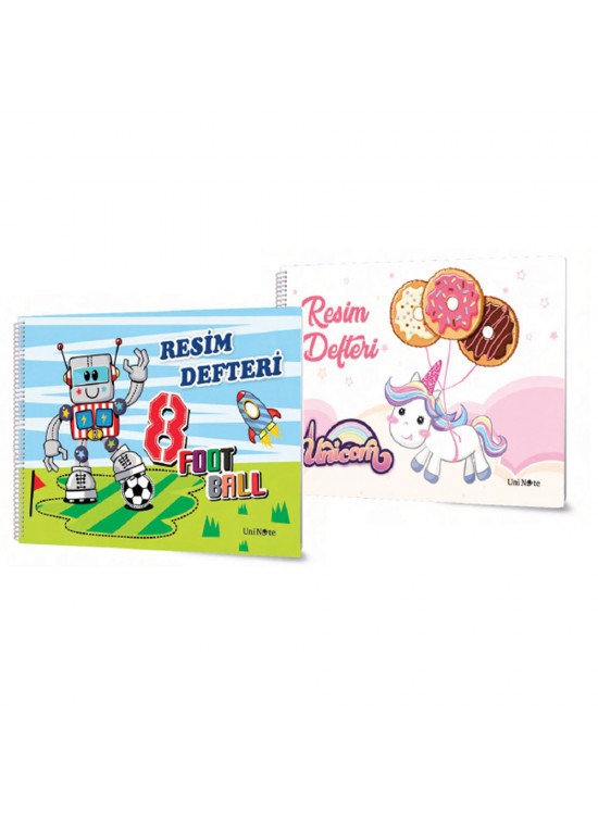 Çınar Resim Defteri Spiralli Plastik Kapak 17x24 25 YP 330008