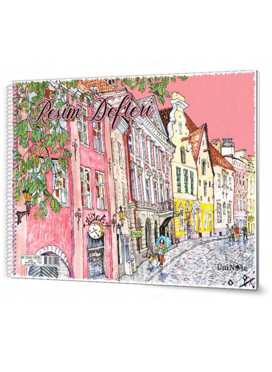 Çınar Resim Defteri Spiralli Plastik Kapak 33x48 25 YP 33007