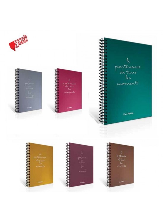 Çınar Sert Kapak Spiralli Defter Moments 120 YP 17x24 Kareli 120/4 55115