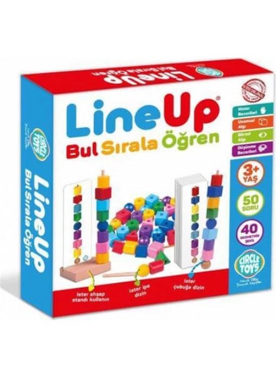 Circle Line Up - Bul Sırala Öğren 50 Soru 40 Şekil