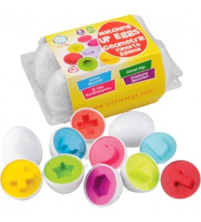 Circle Toys Geometrik Yumurta Eşleme 6 Lı Crcl-104