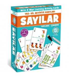 Circle Toys Yaz Sil Harfler Aktivite Kartları Ct015