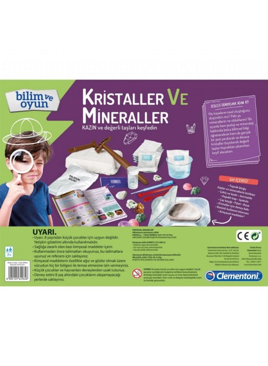 Clementoni Bilim Ve Oyun Kristal Ler Ve Mineraller 64964
