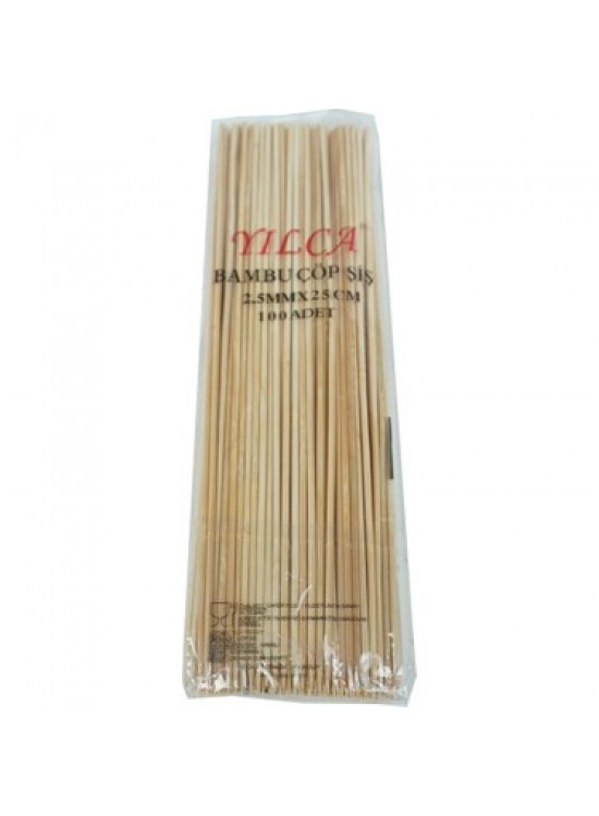 Çöp Şiş 2.5Mmx25Cm 100 Lü