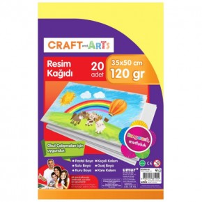 Craft And Arts Resim kağıt 35x50 20 Li