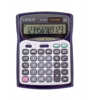 CSL CS-505 12 Hane Masa Tipi İşlem Kontrollü Su Geçirmez Hesap Makinesi