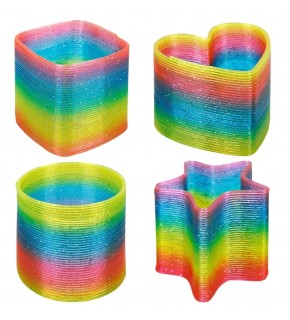 Ctoy Geometrik Şekilli Renkli Stres Yayı (1 Adet)