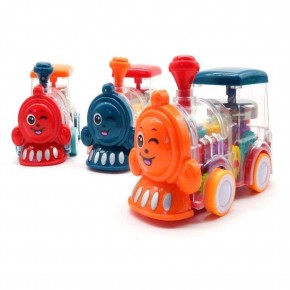 Ctoy Işıklı Sesli Şeffaf  Tren CTOY-SR878-09