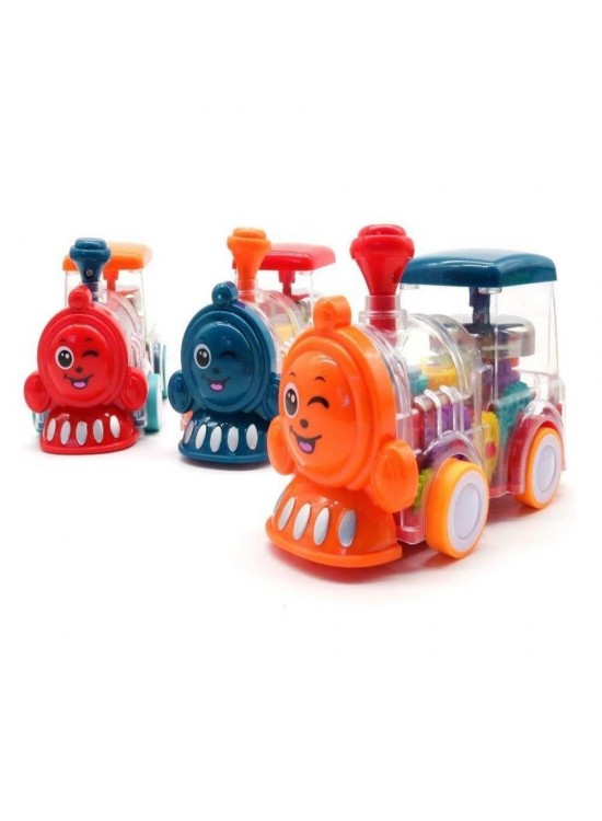 Ctoy Işıklı Sesli Şeffaf  Tren CTOY-SR878-09