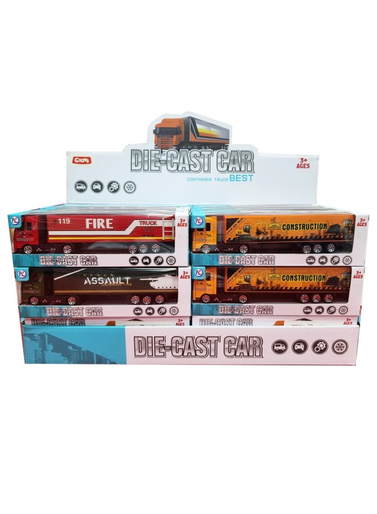 Ctoy Oyuncak Çek Bırak Metal Tır Kutulu CTOY-HY521-2