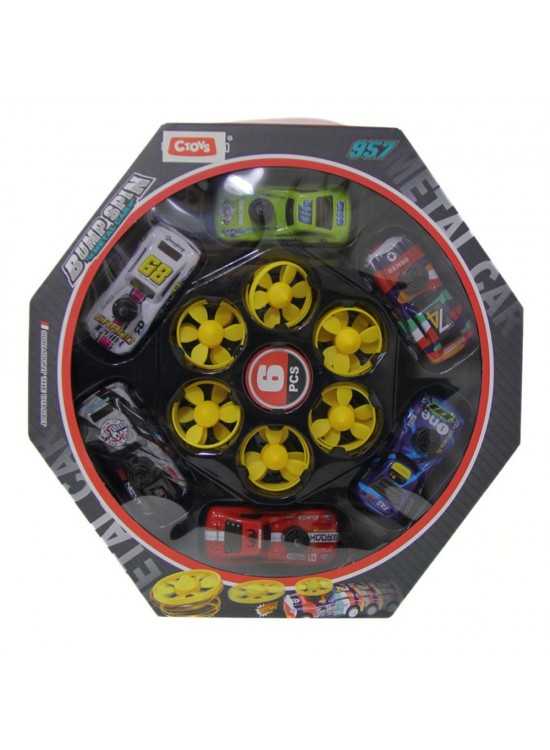 Ctoy Oyuncak Çek Bırak Pervaneli Yarış Arabası Çantalı Set CTOY-KZ957-062