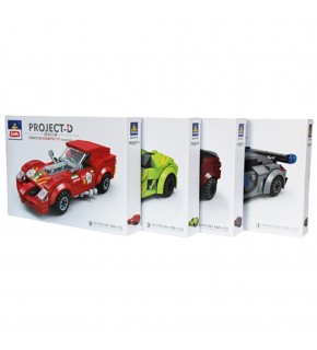 Ctoy Oyuncak Lego Yarış Arabaları Seti 8Li Stand CTOY-KY6139