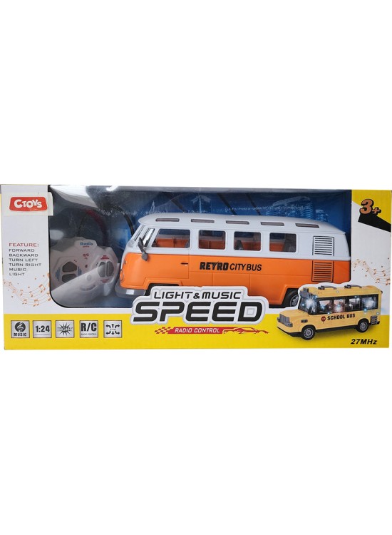 Ctoys Uzaktan Kumandalı Otobüs Işıklı Sesli 168B