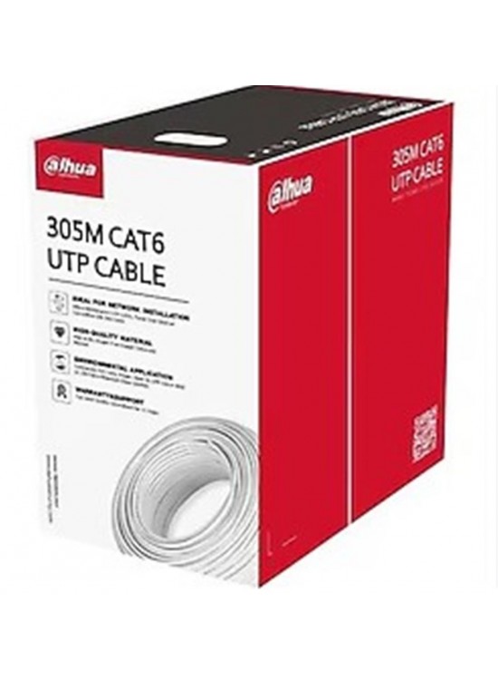 Dahua PFM920I  Saf Full Bakır Cat6 Kablo Mavi 305 Metre İç Ortam
