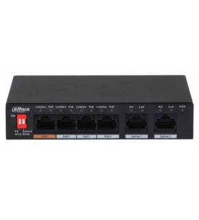 Dahua PFS3006-4ET-60 6 Port 10-100 (4 Poe + 2fe Uplınk Toplam 60W Poe)