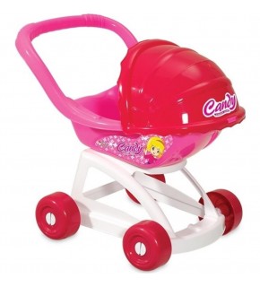Dede Oyuncak Candy & Ken Tenteli Bebek Arabası 01370
