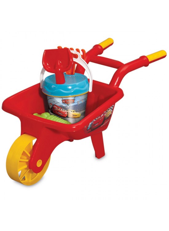 Dede Oyuncak Cars El Arabası Plaj Set 01712