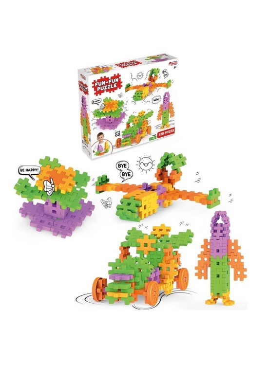 Dede Oyuncak Fun Fun Puzzle 128 Parça