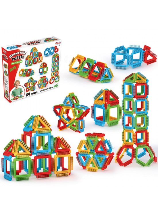 Dede Oyuncak Geometrik Puzzle 96 Parça