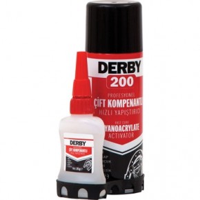 Derby MDF Kit Hızlı Yapıştırıcı 200ml