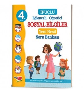 Dikkat Atölyesi 4. Sınıf İpuçlu Eğlenceli-Öğretici Sosyal Bilgiler Yeni Nesil Soru Bankası