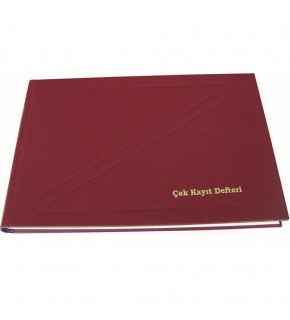 Dilman Çek Kayıt Defteri 17x24 96 YP 1405