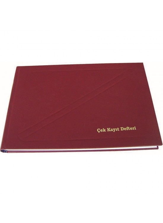 Dilman Çek Kayıt Defteri 17x24 96 YP 1405