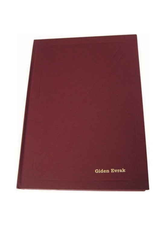 Dilman Giden Evrak Defteri Ciltli 96 YP 5022