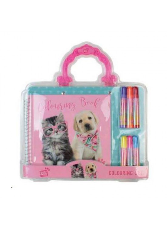 Dolphin Studıo Pets Boyama Seti Çantalı PT-0300
