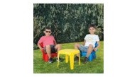 Dolu Oyuncak Masa ve 2 Li Sandalye Set